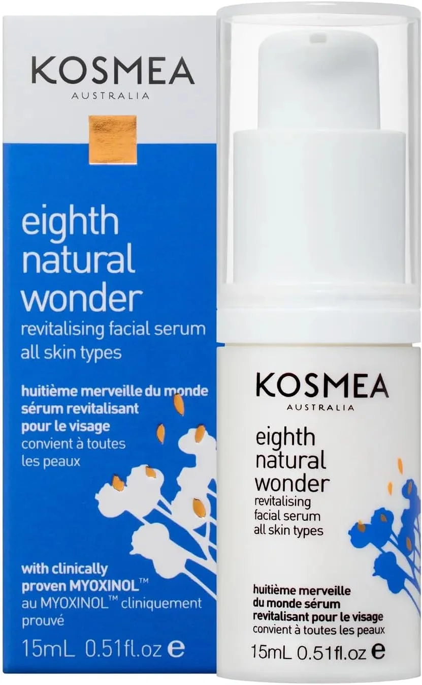 سرم صورت هشتمین عجایب طبیعی Kosmea - بهترین سرم ضد پیری برای صورت و پوست - حاوی Myoxinal مشتق شده از دانه های هیبیسکوس و روغن گل رز ارگانیک تایید شده و موارد دیگر 15 میلی لیتر سرم صورت هشتمین عجایب طبیعی Kosmea - بهترین سرم ضد پیری برای صورت و پوست - حاوی Myoxinal مشتق شده از دانه های هیبیسکوس و روغن گل رز ارگانیک تایید شده و موارد دیگر 15 میلی لیتر