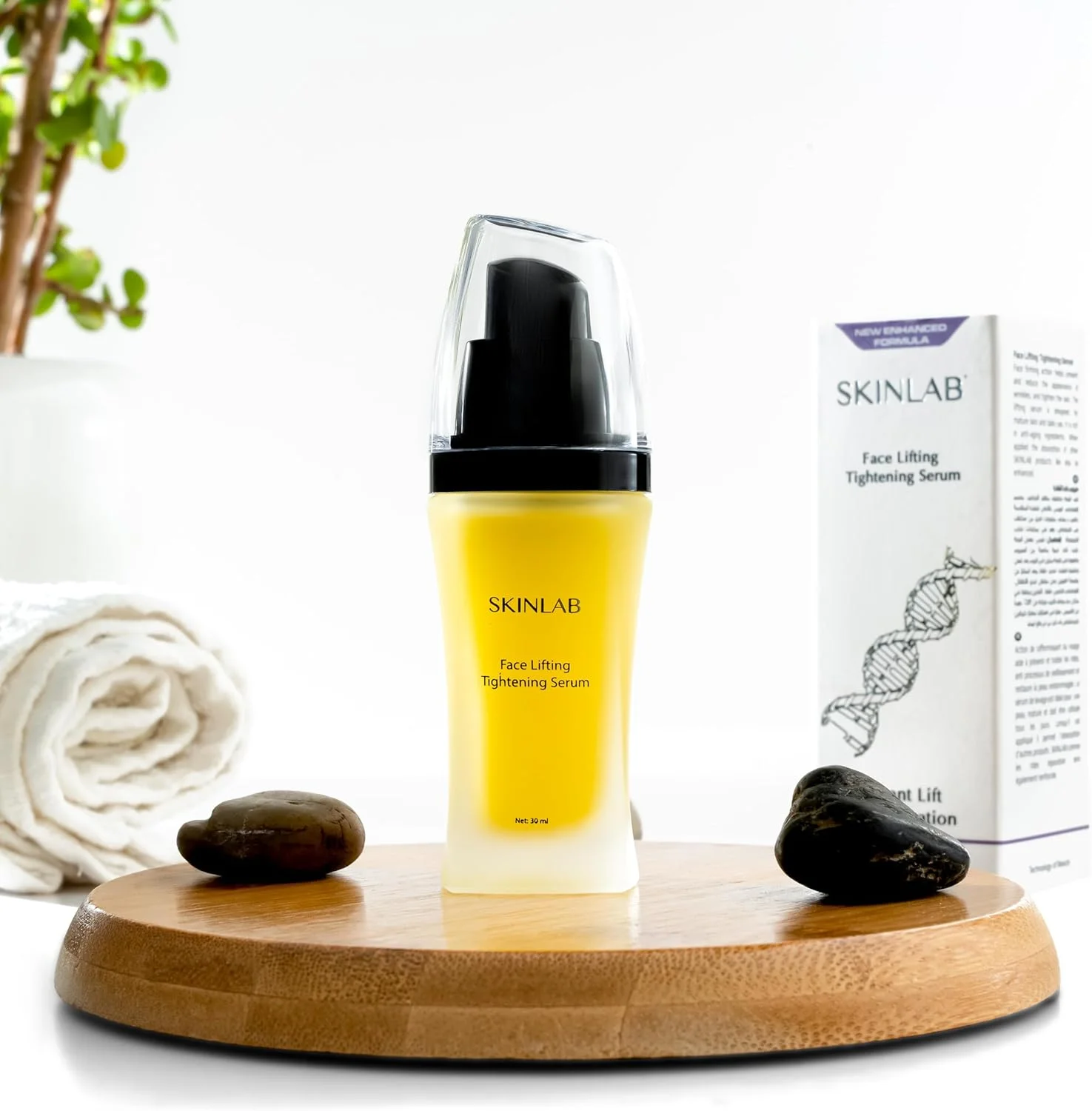 سرم سفت کننده و لیفتینگ صورت SKINLAB | سرم اسید هیالورونیک | ضد پیری حاوی اسید هیالورونیک و آلوئه ورا | 30 میلی لیتر
