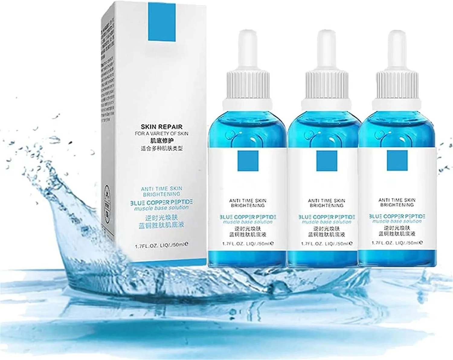 سرم ضد جوش و لک، از بین برنده لک و جوش، آبرسان و سفت کننده پوست صورت (3 عدد)