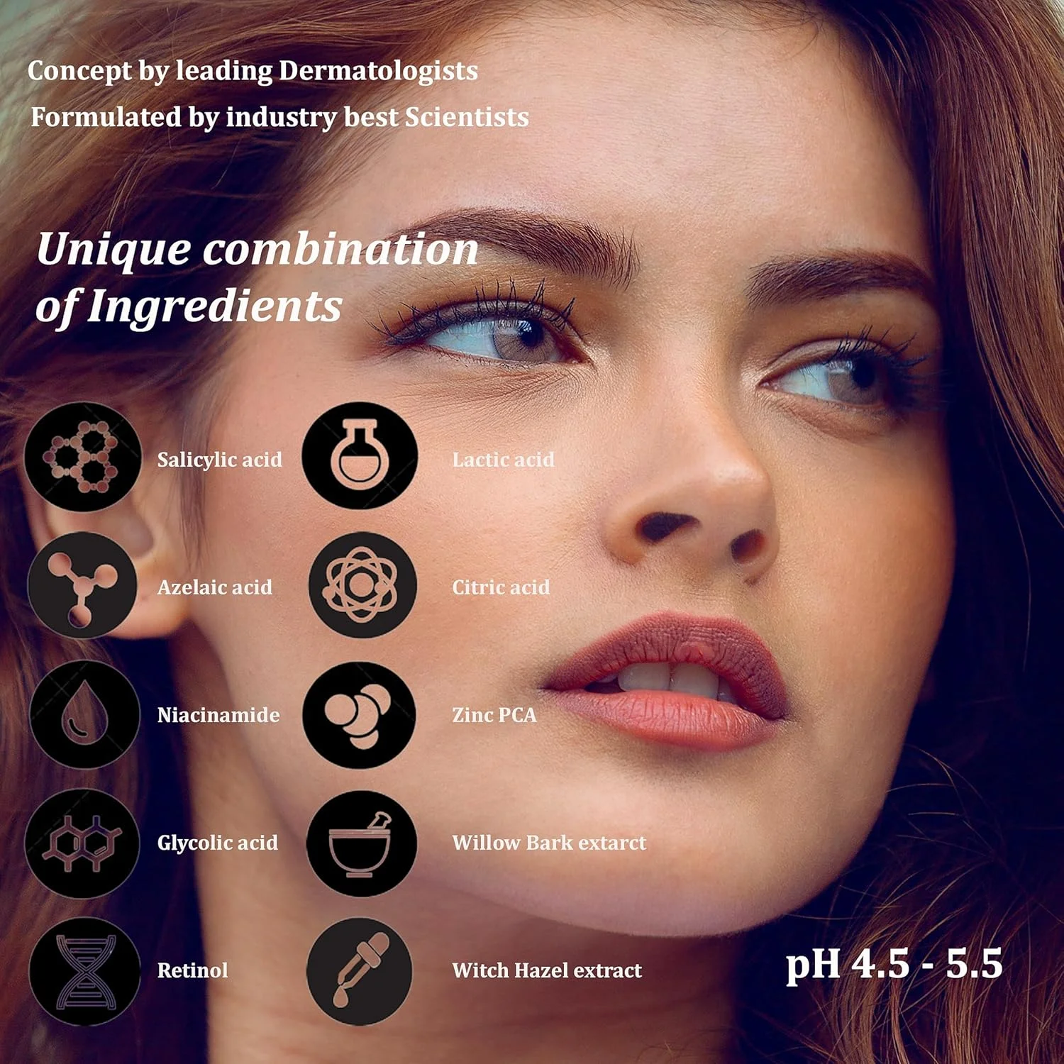 سرم صورت ضد جوش ClearCut حاوی سالیسیلیک اسید 2%، آزلائیک اسید 10% و نیاسینامید 5% برای کاهش جوش و آکنه، 30 میلی لیتر