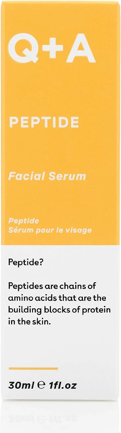 سرم صورت پپتیدی Q+A. سرم پپتیدی ضد پیری قوی برای احیای پوست شما. 30 میلی لیتر
