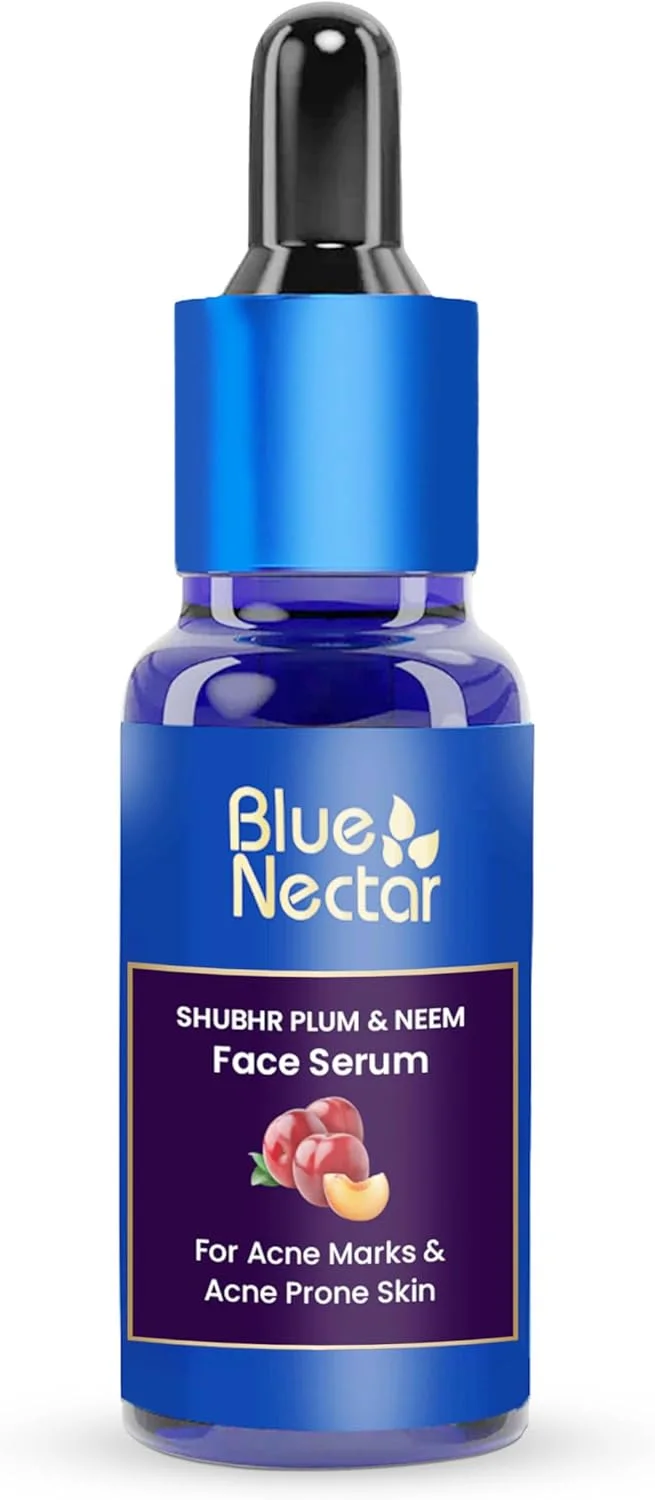 سرم صورت آلو Blue Nectar برای پوست مستعد جوش و جای جوش | سرم ضد جوش فاقد چربی برای پوست چرب | کوچک کننده منافذ و برای بافت ناهموار (8 گیاه 30 میلی لیتر)