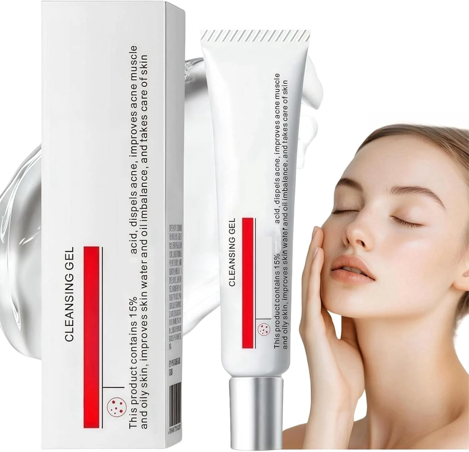 ژل درمان آکنه حاوی 15% اسید آزلائیک، ژل درمان آکنه صورت حاوی 15% اسید، کرم اسید آزلائیک برای صورت، سرم صورت اسیدی، کرم سرم اسید آزلائیک با نیاسینامید و ویتامین C، ژل ضد آکنه برای لک