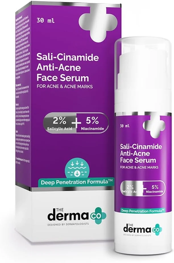 سرم صورت ضد جوش درما کو حاوی 2% سالیسیلیک اسید و 5% نیاسینامید برای جوش و جای جوش - 30 میلی لیتر