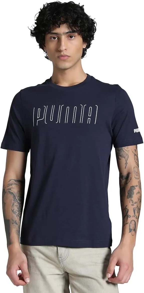 تی شرت گرافیکی مردانه پوما مدل SPORT Sportstyle Core، مشکی