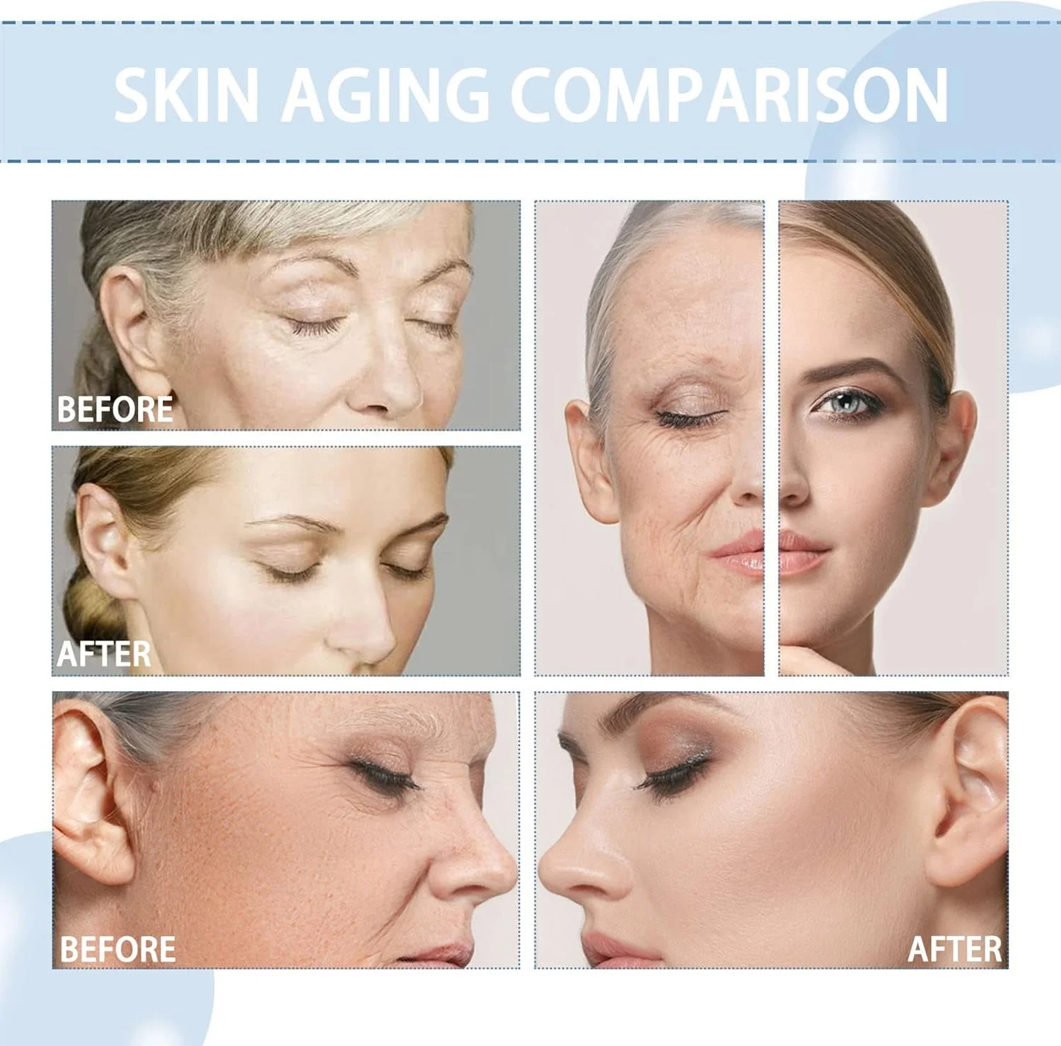 سرم صورت کلاژن، سرم آبرسان ضد پیری، سرم مغذی ضد چروک صورت، سرم ترمیم کننده پوست، سرم مرطوب کننده و تسکین دهنده، روشن کننده پوست