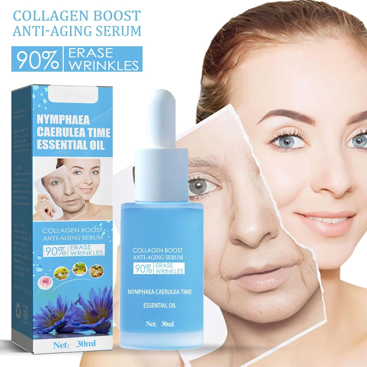 سرم صورت کلاژن، سرم آبرسان ضد پیری، سرم مغذی ضد چروک صورت، سرم ترمیم کننده پوست، سرم مرطوب کننده و تسکین دهنده، روشن کننده پوست