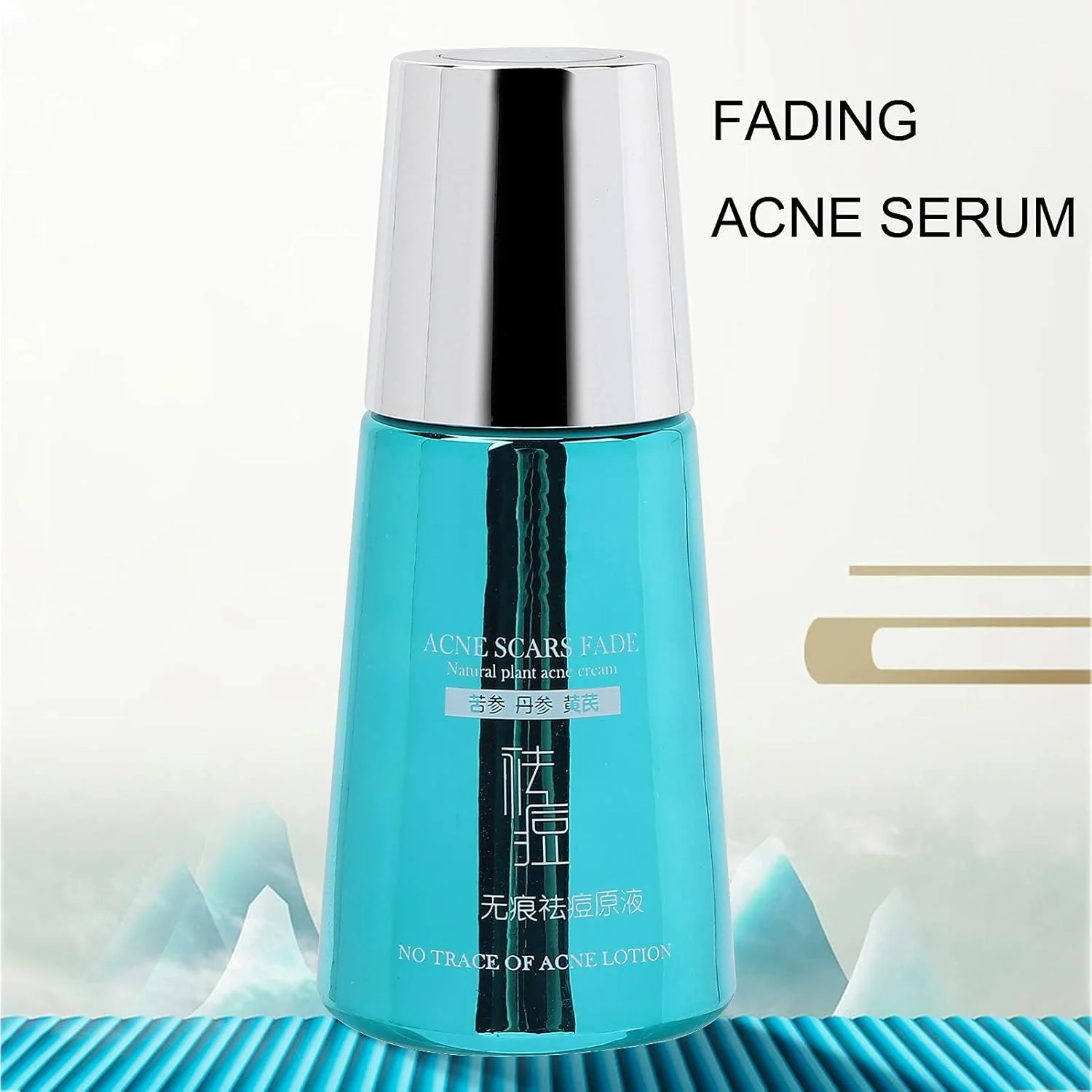 سرم صورت گیاهی چندگانه، سرم اسید هیالورونیک برای صورت، کاهش چین و چروک، روشن کننده و حفظ جوانی، ضروری، قابل حمل و مناسب برای انواع پوست