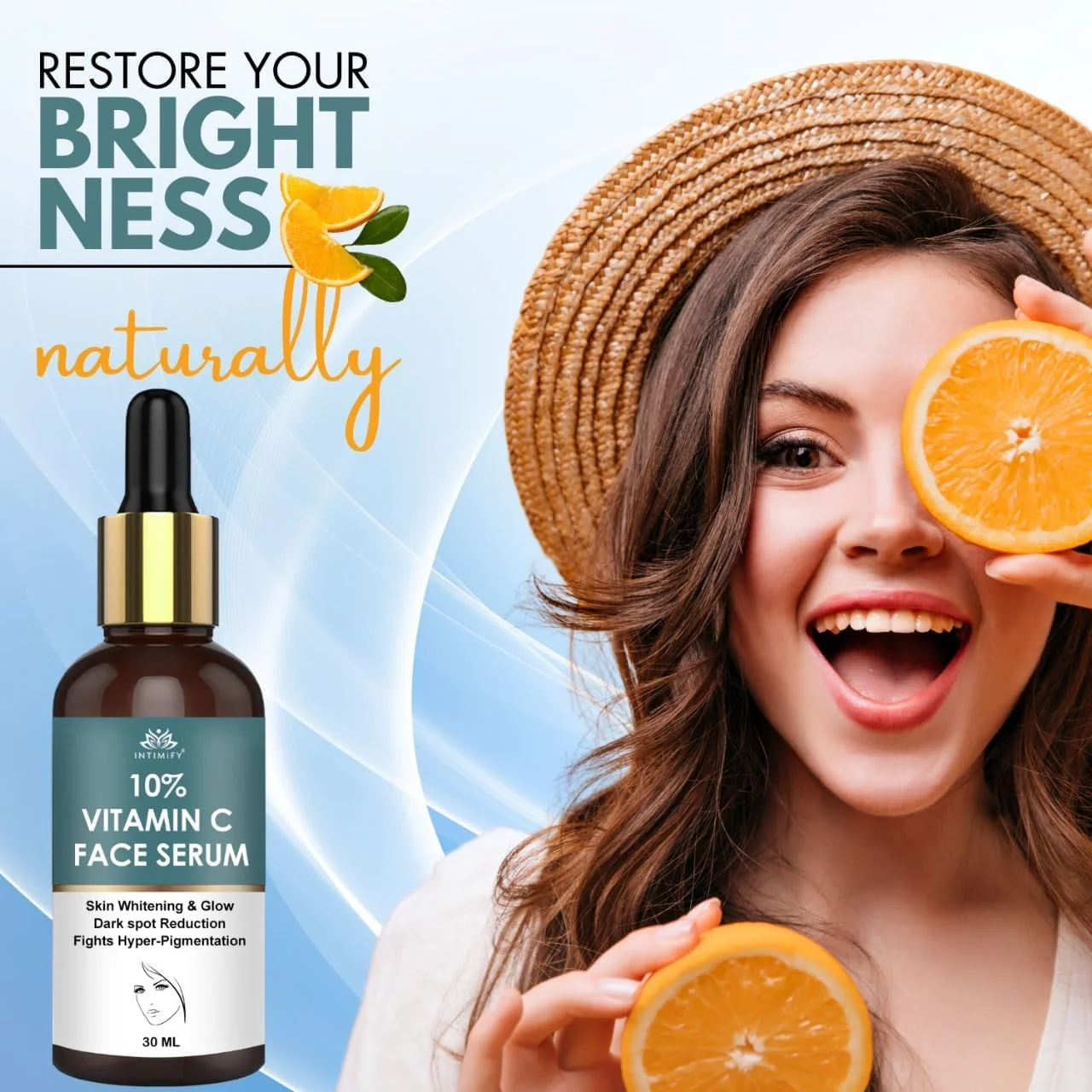 سرم صورت ویتامین C 10% برای پوست درخشان، سرم روشن کننده پوست، سرم صورت برای زنان و مردان، ضد پیری، کاهش لکه های تیره 30 میلی لیتر (بسته 1 عددی)