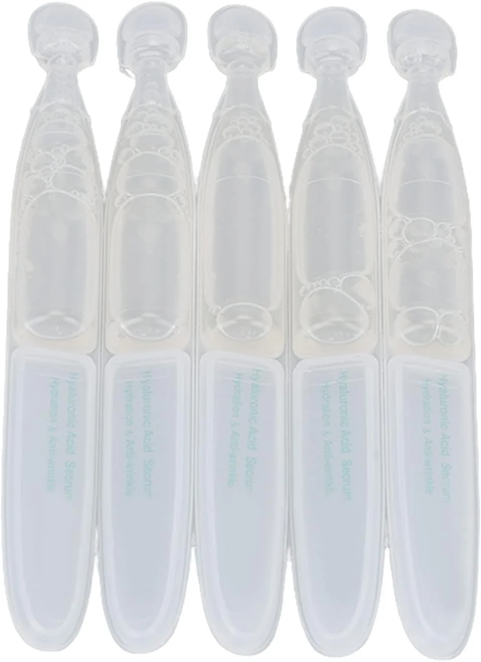 مجموعه ۵ عددی سرم هیالورونیک اسید ۱.۲ میلی لیتری، سرم صورت آبرسان و روشن کننده پوست