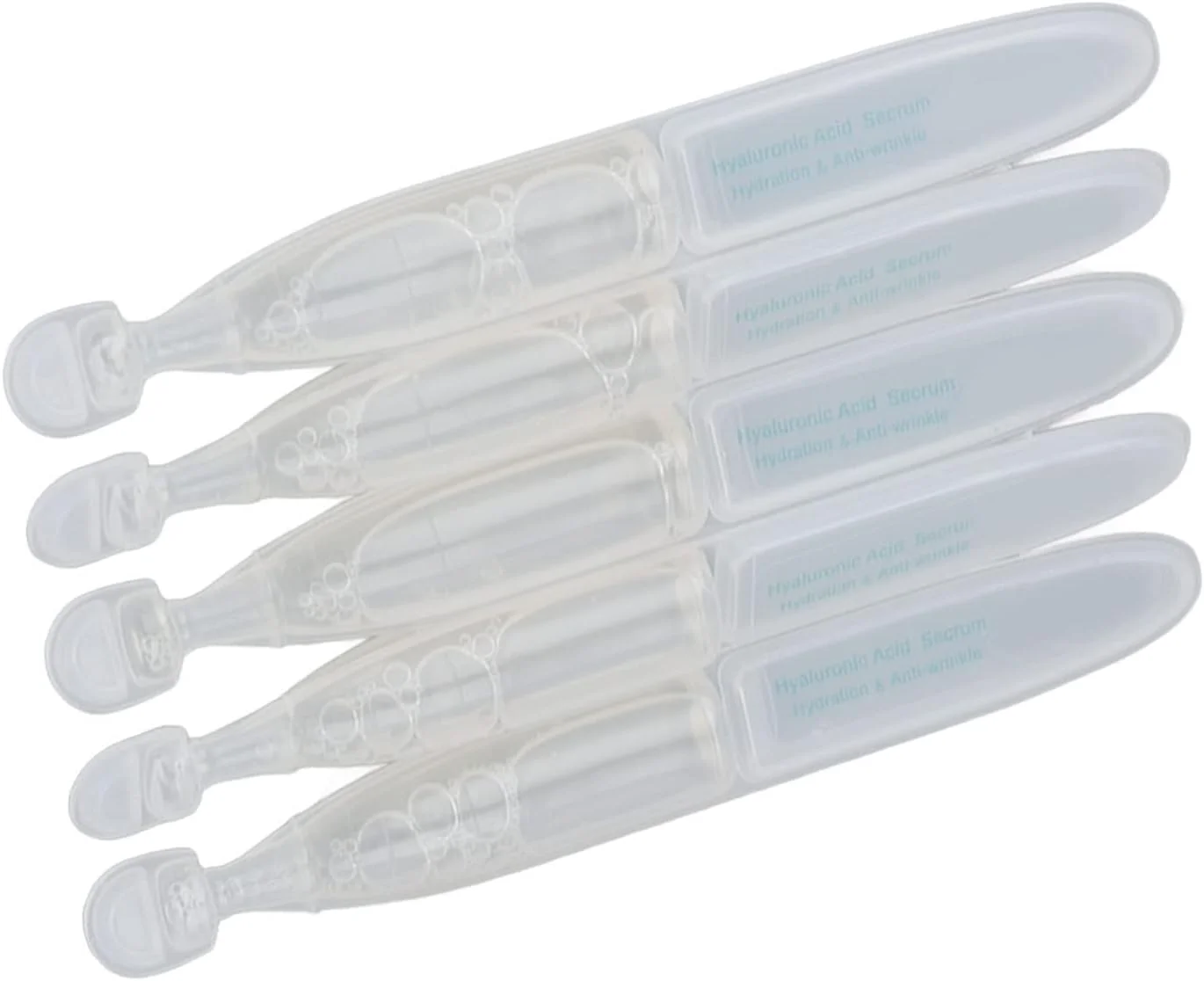 مجموعه ۵ عددی سرم هیالورونیک اسید ۱.۲ میلی لیتری، سرم صورت آبرسان و روشن کننده پوست