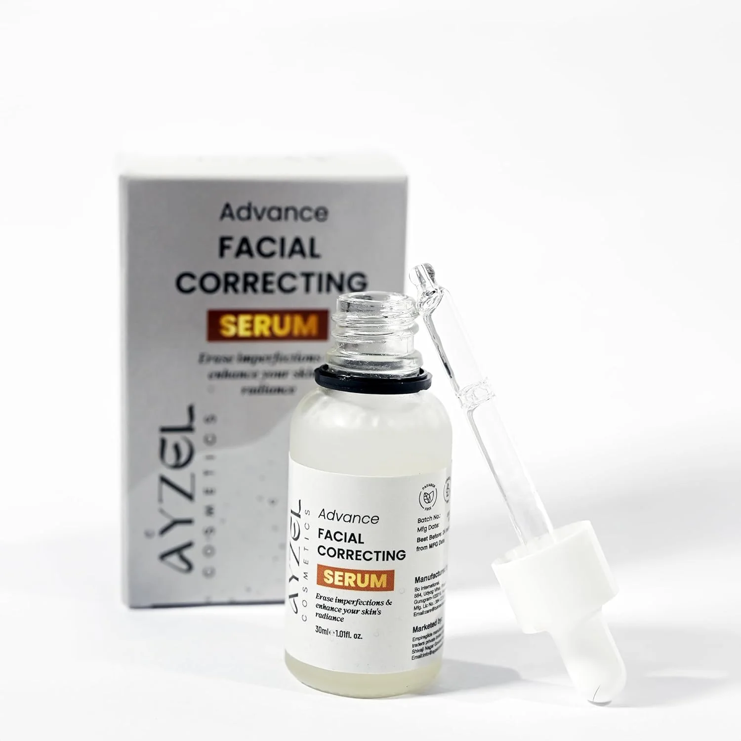 سرم پیشرفته روشن کننده پوست حاوی نیاسینامید | سرم روشن کننده برای یکدست کردن رنگ پوست | کاهش ظاهر لک ها و بافت ناهموار، مناسب برای انواع پوست، 30 میلی لیتر