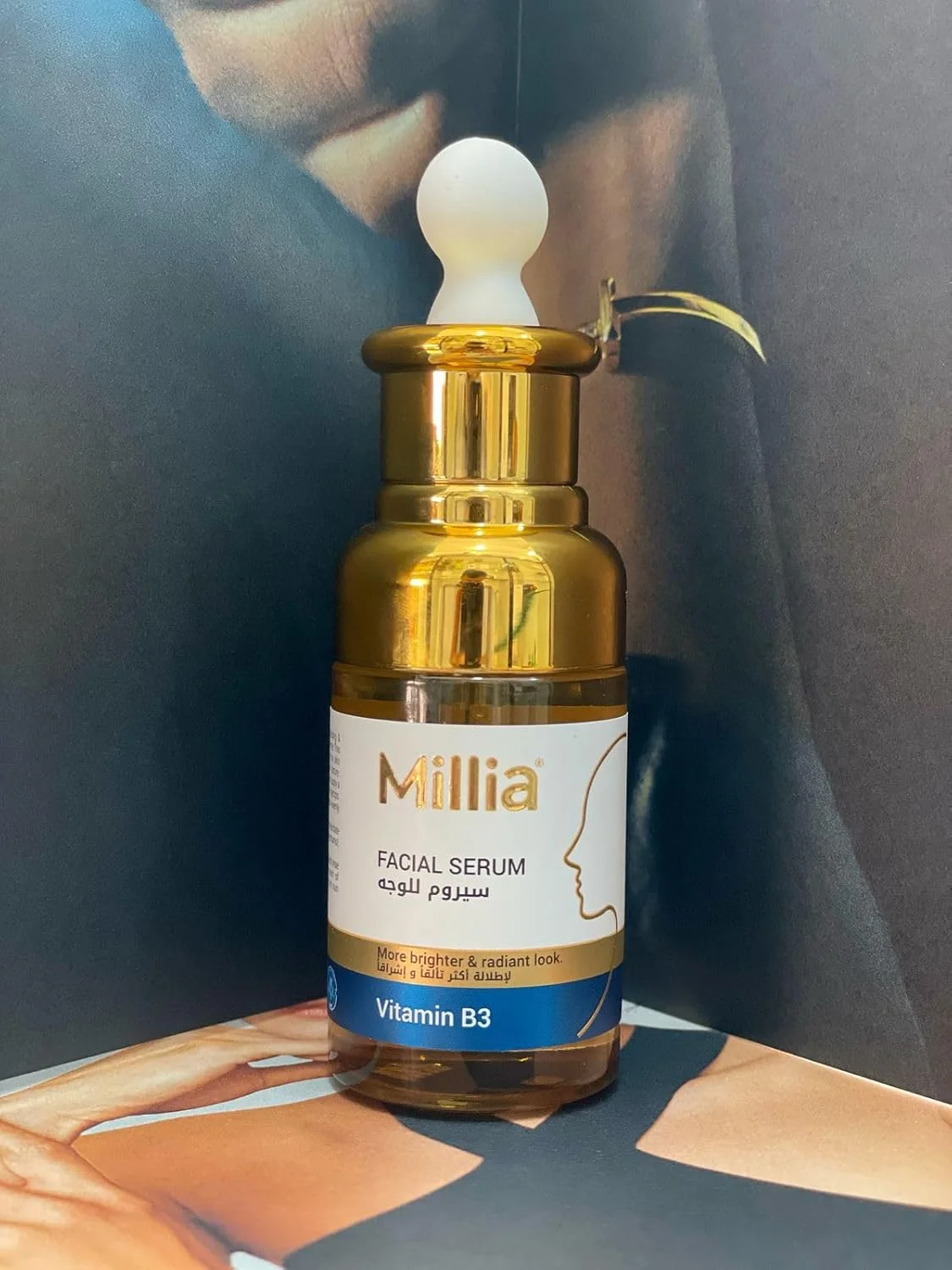 سرم صورت ویتامین B3 میلیا، درخشان کننده و شاداب کننده / Mosap