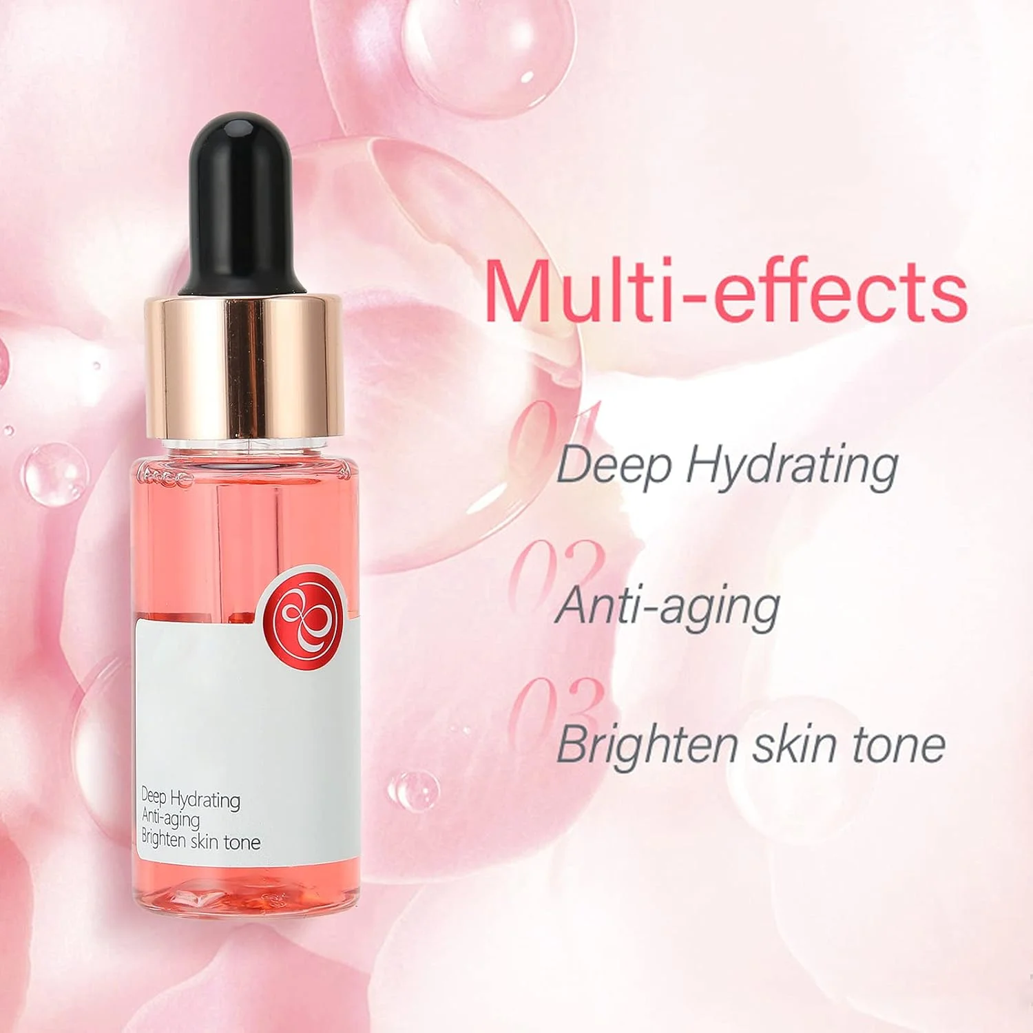 سرم صورت 17 میلی لیتری، سرم روشن کننده پوست و کاهش دهنده چروک، سرم صورت ضد پیری و کاهش دهنده لک های پوستی