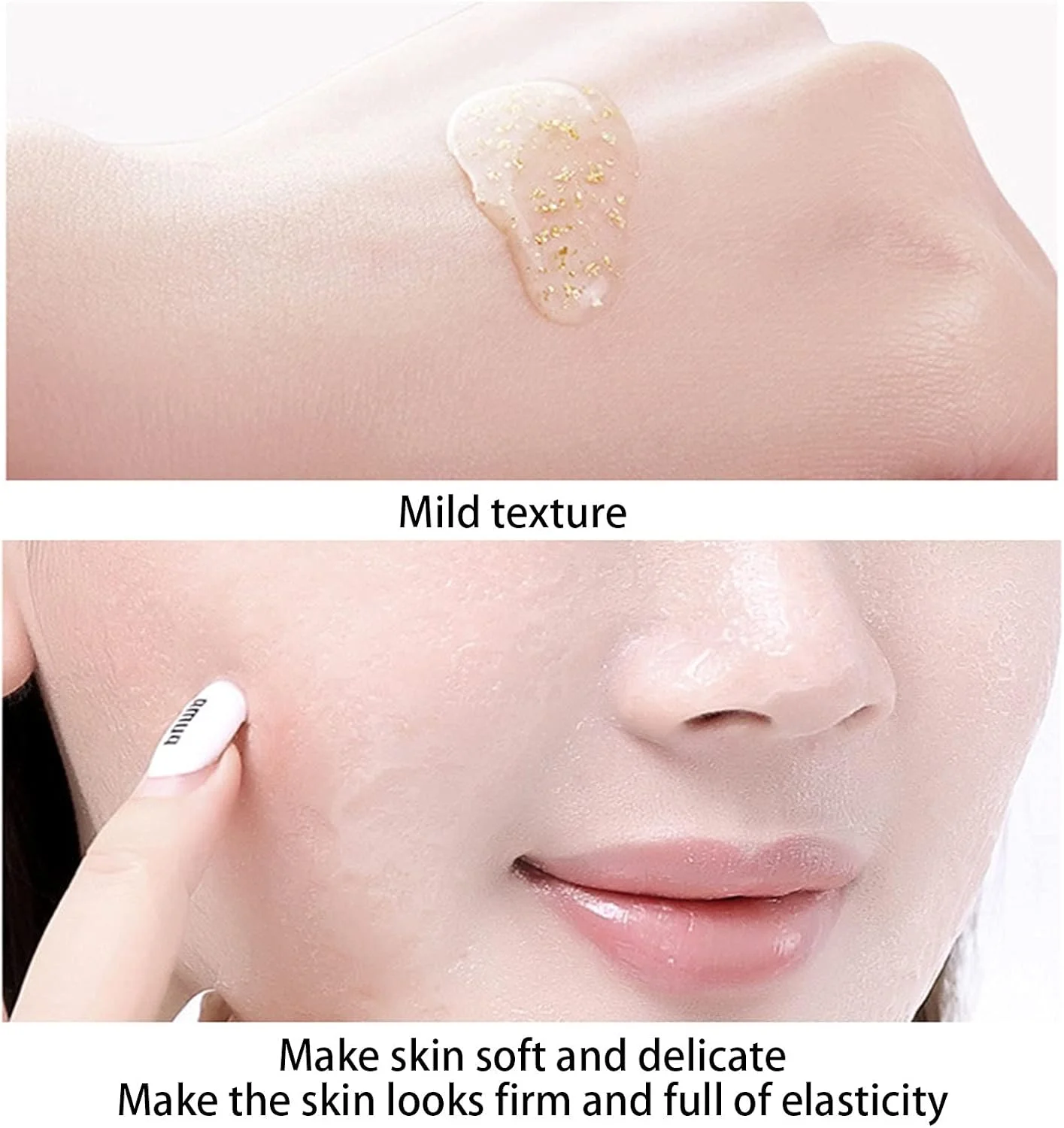 سرم صورت 24 عیار، سرم اسید هیالورونیک برای کاهش چین و چروک، روشن کننده و حفظ جوانی پوست، سرم ضروری قابل حمل و مجزا برای انواع پوست