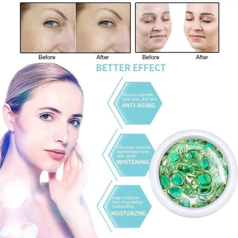 کپسول سرم صورت، 28 عدد در هر بطری، کپسول های اسانس صورت کوچک کننده منافذ آبرسان مرطوب کننده کپسول های صورت روشن کننده خطوط ریز سرم مراقبت از صورت ضد چروک مناسب برای دختران