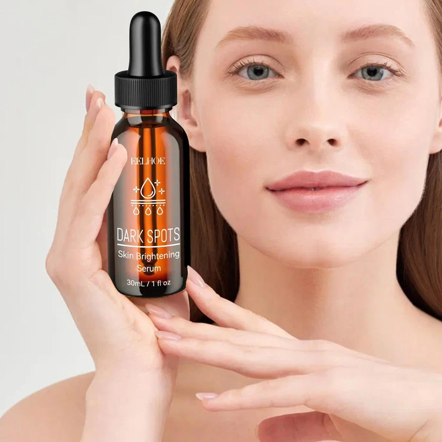 سرم های روشن کننده صورت - اسانس روشن کننده صورت 30 میلی لیتری - ضد، اسانس آفتاب، مرطوب کننده، روشن کننده، سفت کننده، غنی کننده و روشن کننده پوست برای زنان و مردان