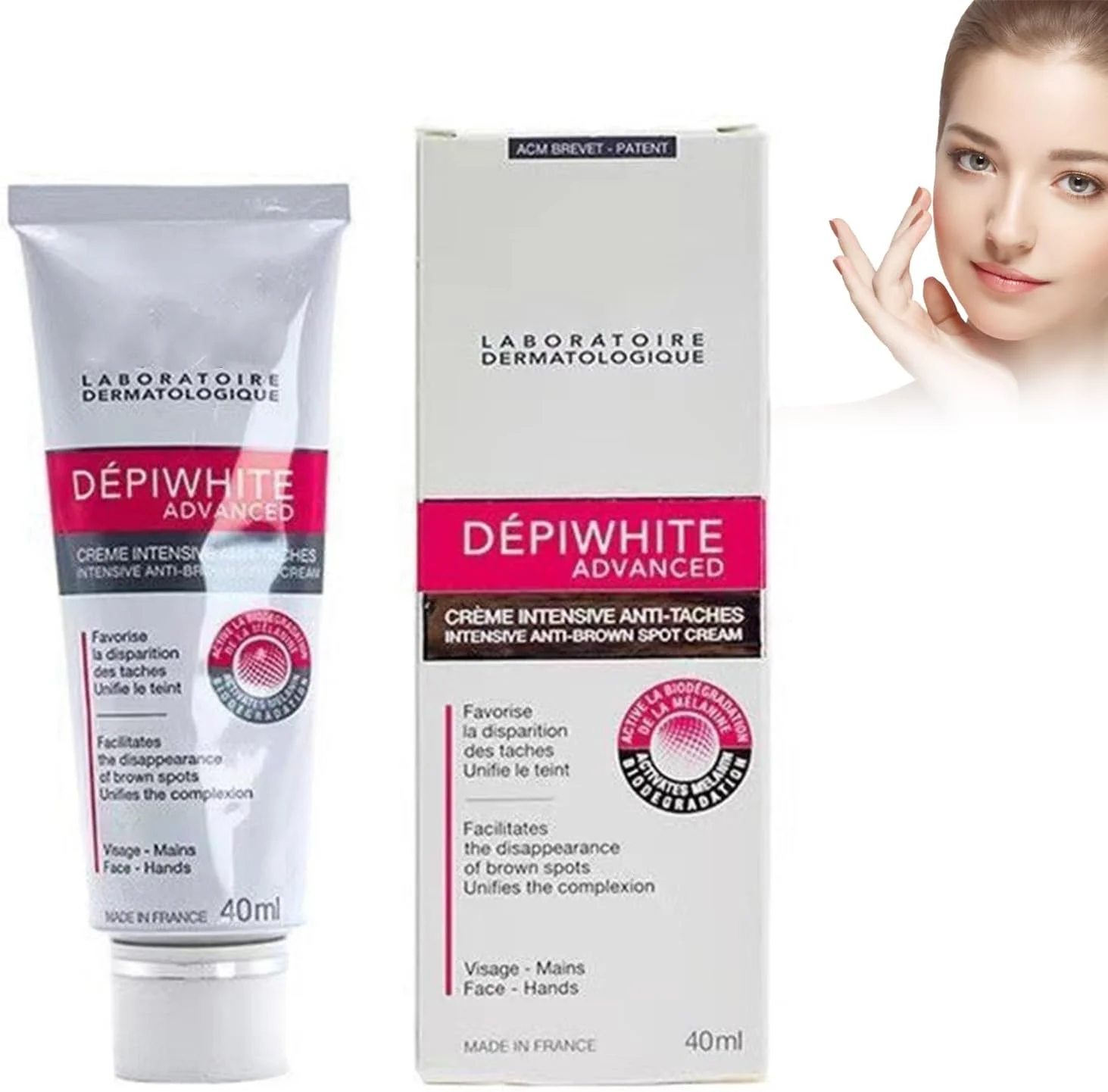 کرم اصلاح کننده لکه‌های تیره ۴۰ میلی لیتر - درمان روشن کننده برای یکنواخت کردن رنگ پوست و رفع تیرگی - سرم آبرسان صورت برای انواع پوست