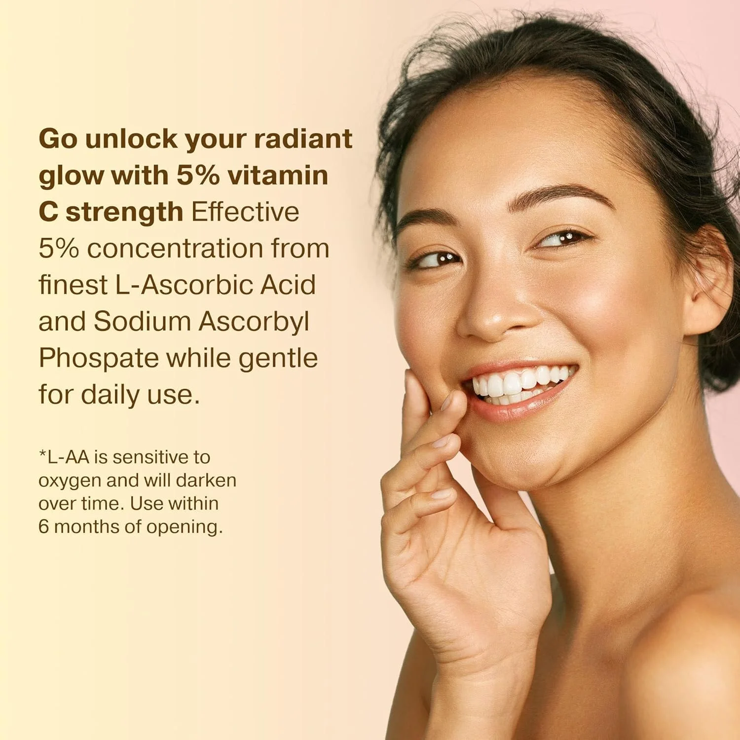 سرم ویتامین C فوق العاده برای صورت (دو برابر حجم) به همراه نیاسینامید، سرم ویتامین C ۵٪ برای صورت به همراه هیالورونیک اسید و رزوراترول، سرم های روشن کننده ضد پیری برای مراقبت از پوست، سرم صورت ویتامین C، E