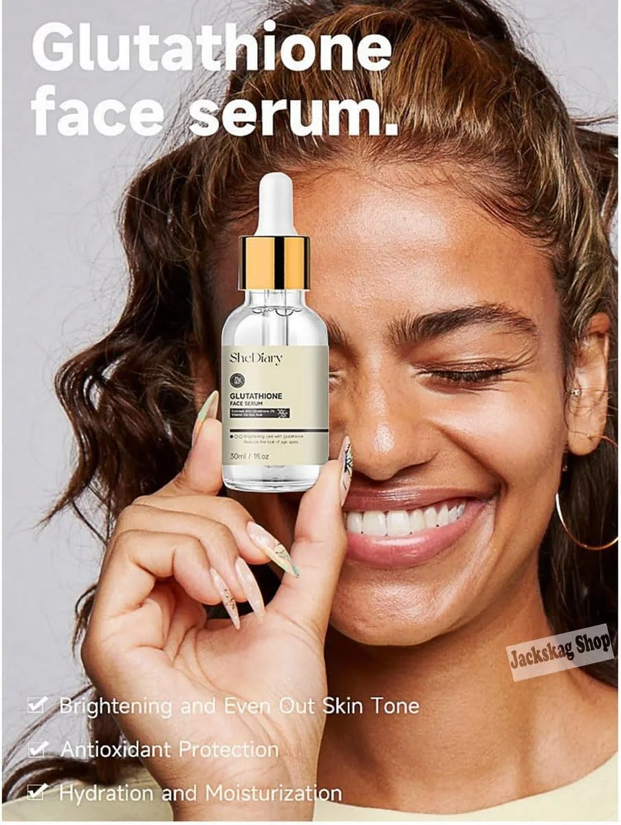 سرم صورت حاوی گلوتاتیون، فرمول پیشرفته روشن کننده و مرطوب کننده برای پوست درخشان سرم صورت حاوی گلوتاتیون، فرمول پیشرفته روشن کننده و مرطوب کننده برای پوست درخشان