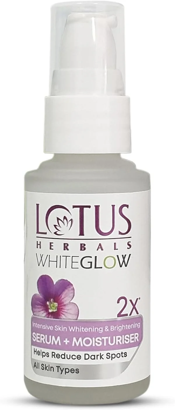 سرم و مرطوب کننده روشن کننده و سفید کننده پوست لوتوس هربالز وایت گلو