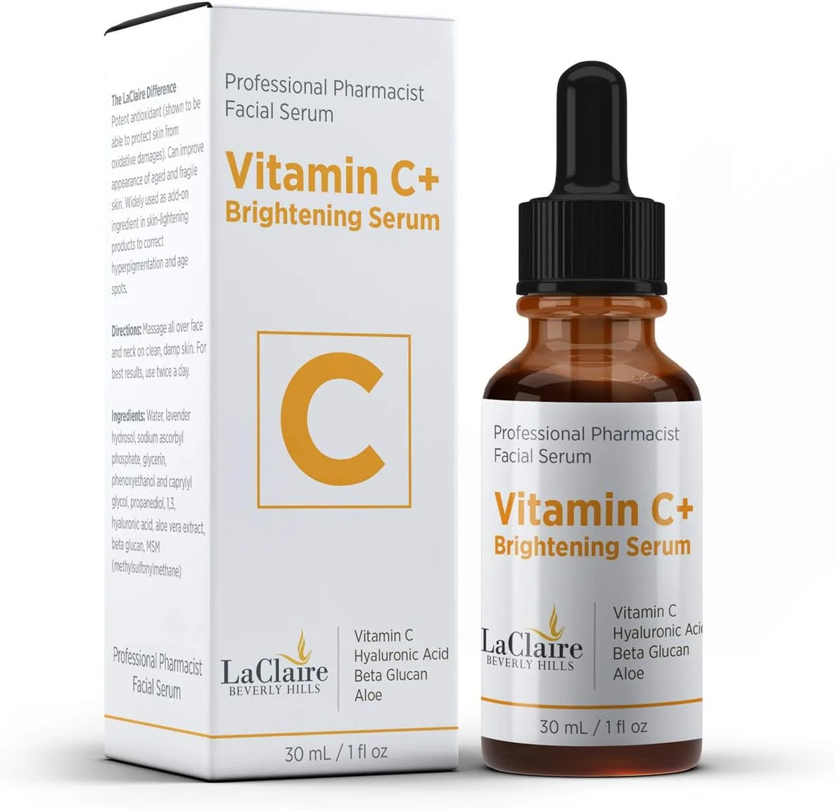 سرم ویتامین C پلاس، سرم قوی ویتامین C، سرم روشن کننده صورت، سرم موضعی صورت با اسید هیالورونیک، سرم روشن کننده صورت ویتامین C، ساخت ایالات متحده آمریکا، ویتامین C پلاس