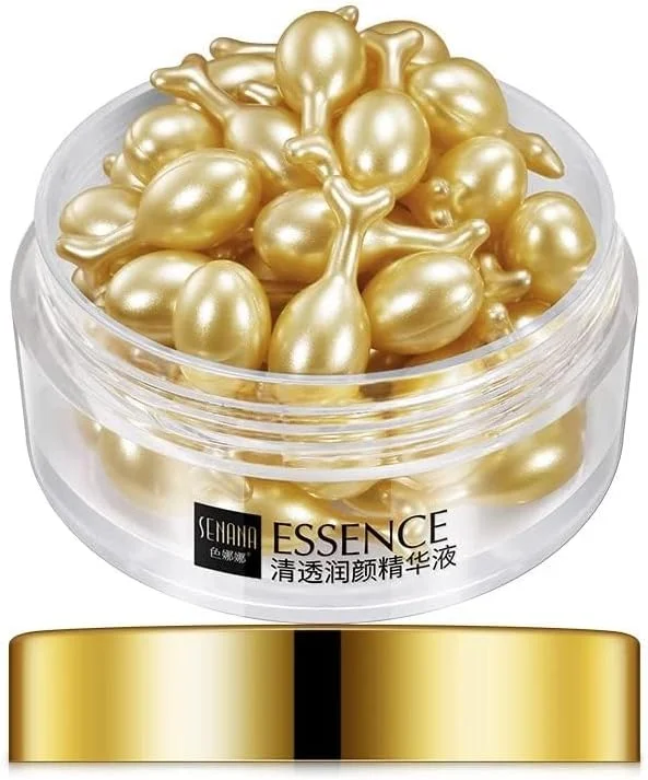 کپسول های سرم شب مغذی و ترمیم کننده پوست فعال سنانا مارینا برای صورت - ویتامین E، پشتیبانی از روشن شدن پوست صورت و اصلاح لکه های تیره (1 عدد)