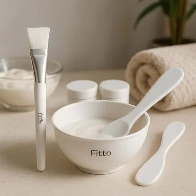 کیت فیشیال صورت فیتو سفید – کیت روشن کننده و درخشان کننده صورت مناسب منزل و سالن به همراه پاک کننده، اسکراب، ماسک، سرم و مرطوب کننده
