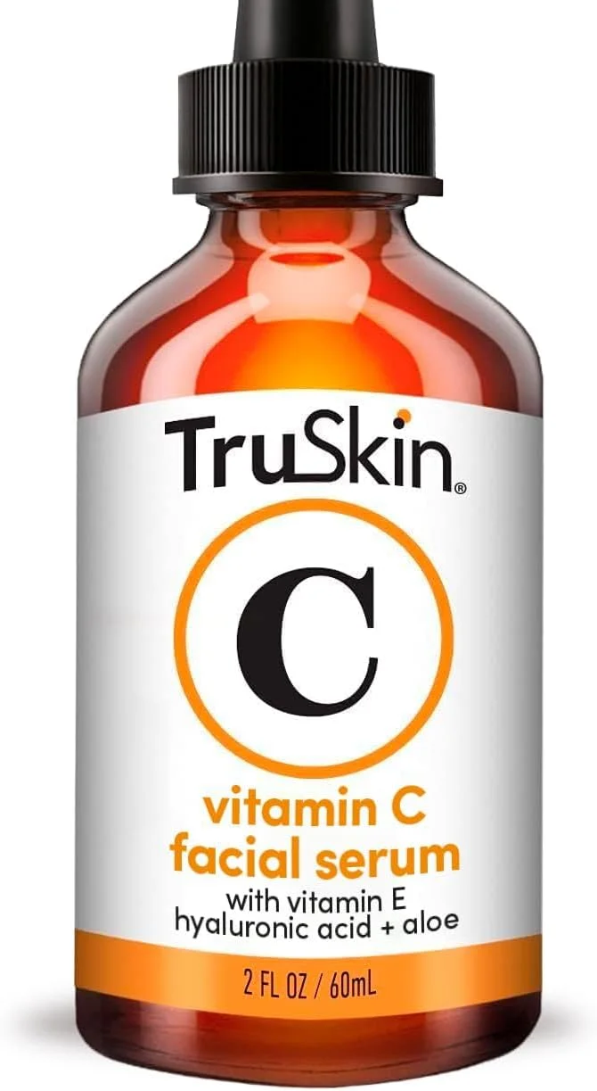 سرم ویتامین C تراسکین برای صورت، سرم ضد پیری با اسید هیالورونیک، ویتامین E، آلوئه ورا ارگانیک و روغن جوجوبا، سرم آبرسان و روشن کننده برای لکه‌های تیره، خطوط ریز و چروک، 60 میلی لیتر