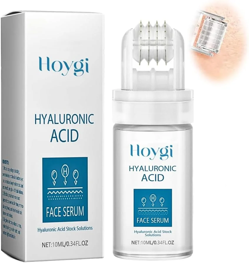 سرم هیالورونیک اسید میکرونیدلینگ، سیستم میکرو-تزریق برای آبرسانی و درمان ضد چروک صورت، صاف کننده پوست و بهبود بافت