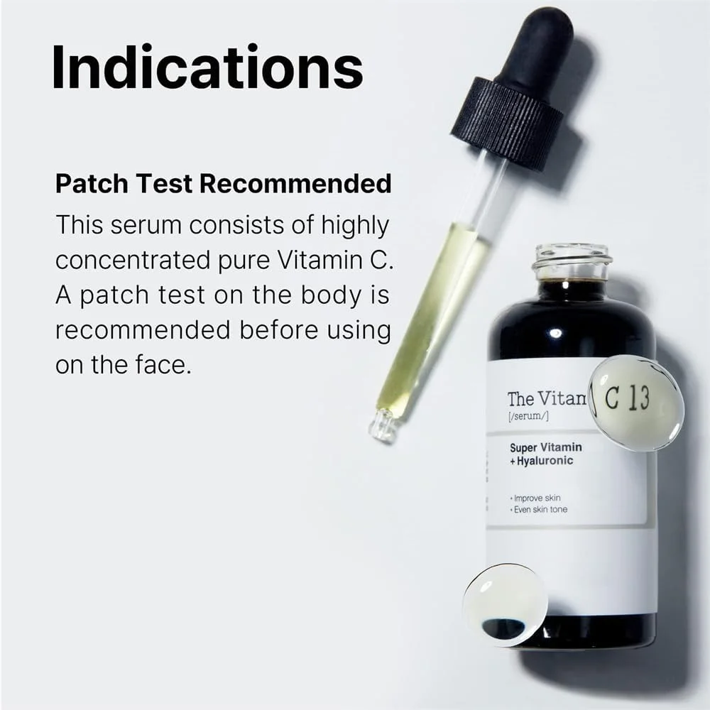 سرم ویتامین C خالص 13% آزونه با ویتامین E و اسید هیالورونیک، سرم روشن کننده و آبرسان صورت برای پوست کدر و خطوط ریز، 20 میلی لیتر، مراقبت از پوست کره ای