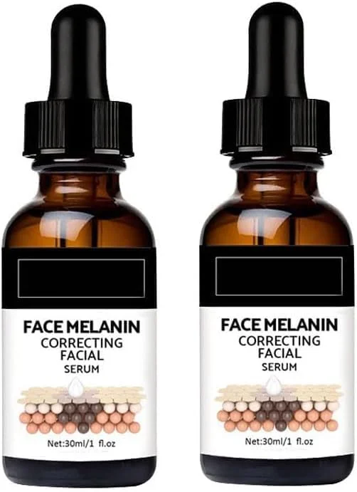 سرم صورت اصلاح کننده لکه‌های تیره، 2 عدد، سرم صورت روشن کننده، سرم‌های اصلاح کننده سریع لکه‌های تیره، بهبود پوست خشک و صاف، سرم‌های روشن کننده، از بین برنده لکه‌های تیره برای اصلاح ملانین