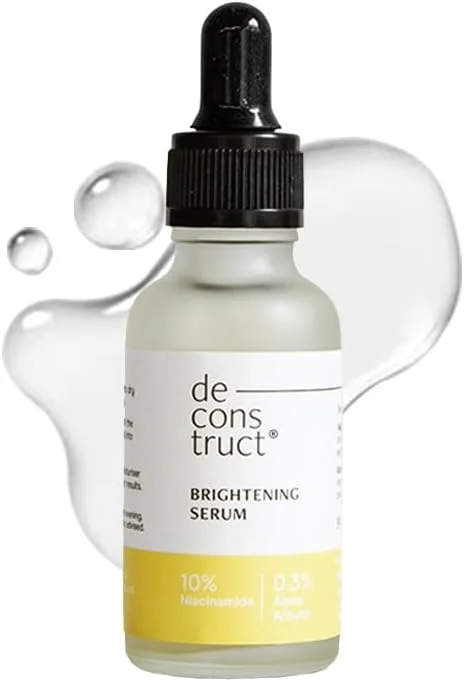 سرم روشن کننده با 10% نیاسینامید + 0.3% آلفا آربوتین | 2 ماده فعال، 1 سرم | کاهش رنگدانه ها، لکه های تیره و جای جوش | موثر بر آفتاب سوختگی و کک و مک | 30 میلی لیتر