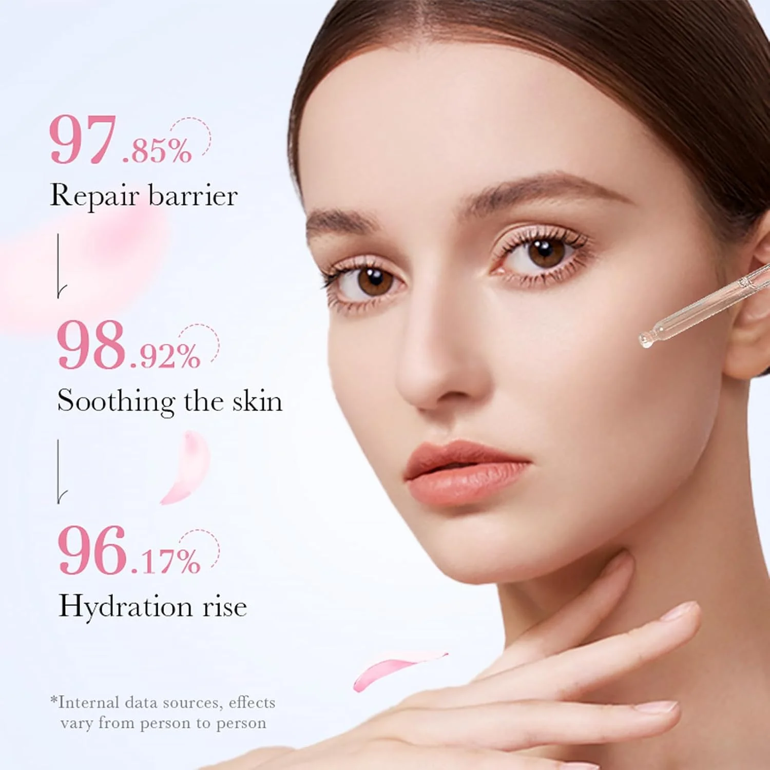 سرم صورت کلاژن ۱۰۰ میلی لیتر - درمان ضد چروک و ضد پیری - اسانس مرطوب کننده ساکورا برای پوست درخشان - سرم آبرسان و روشن کننده برای زنان و مردان - احیا کننده و متعادل کننده رنگ پوست