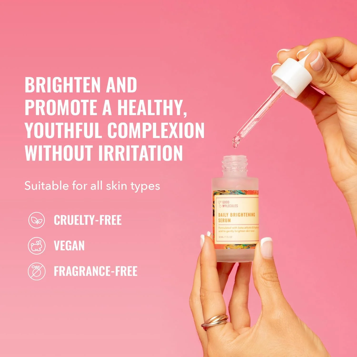 سرم روشن کننده روزانه گود مولکولز، 30 میلی لیتر