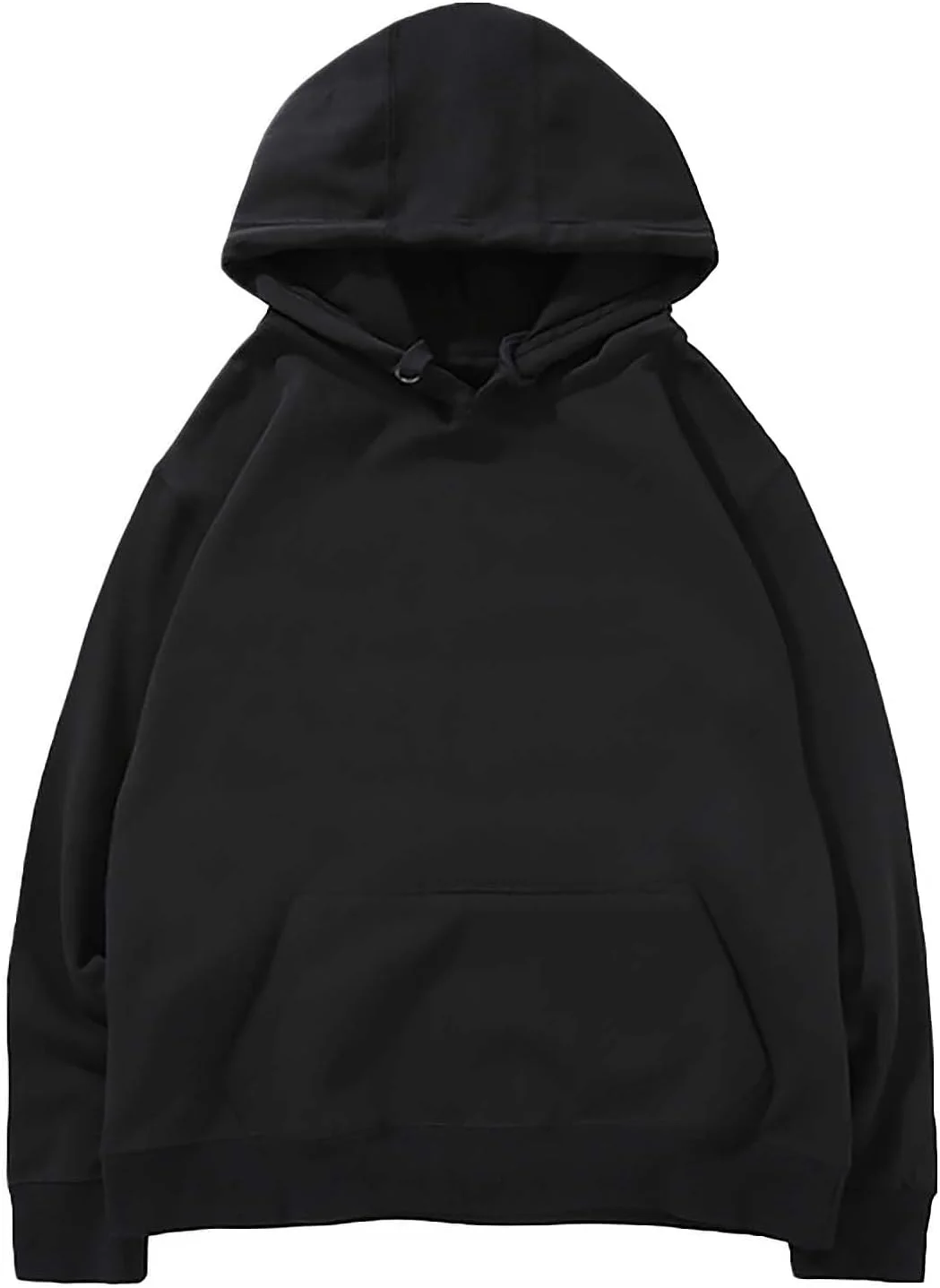 هودی مردانه پولیور. هودی ساده مردانه پنبه ای نرم ورزشی (مشکی، M)