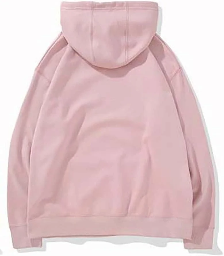 هودی مردانه پولیور. هودی ساده مردانه پنبه ای نرم (صورتی B, XXXL)