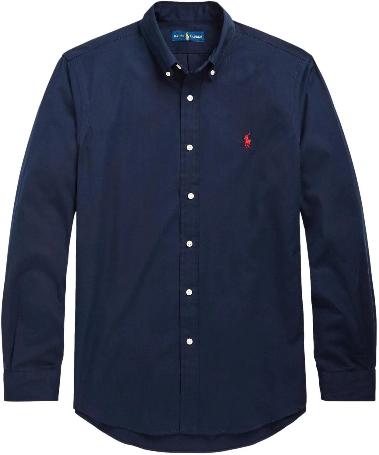 پیراهن مردانه پولو رالف لورن مدل Slim Stretch Poplin