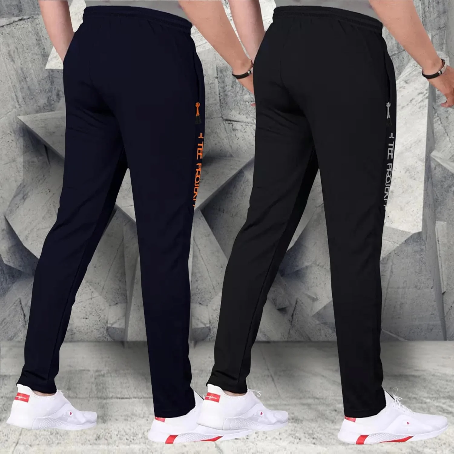 ست دو عددی شلوار ورزشی مردانه Pinkmint با کش Lycra مناسب برای فعالیت های ورزشی، یوگا و ورزش