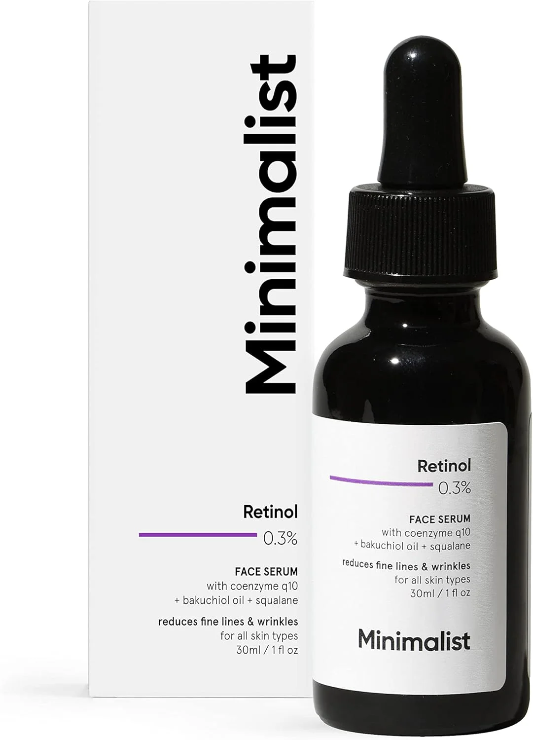 سرم صورت مینیمالیست حاوی 0.3% رتینول