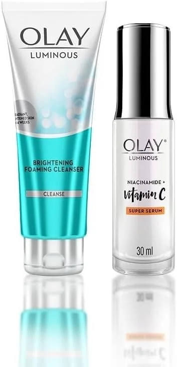 کیت ویتامین C اُلی برای درخشش 2 برابری – سرم + پاک کننده