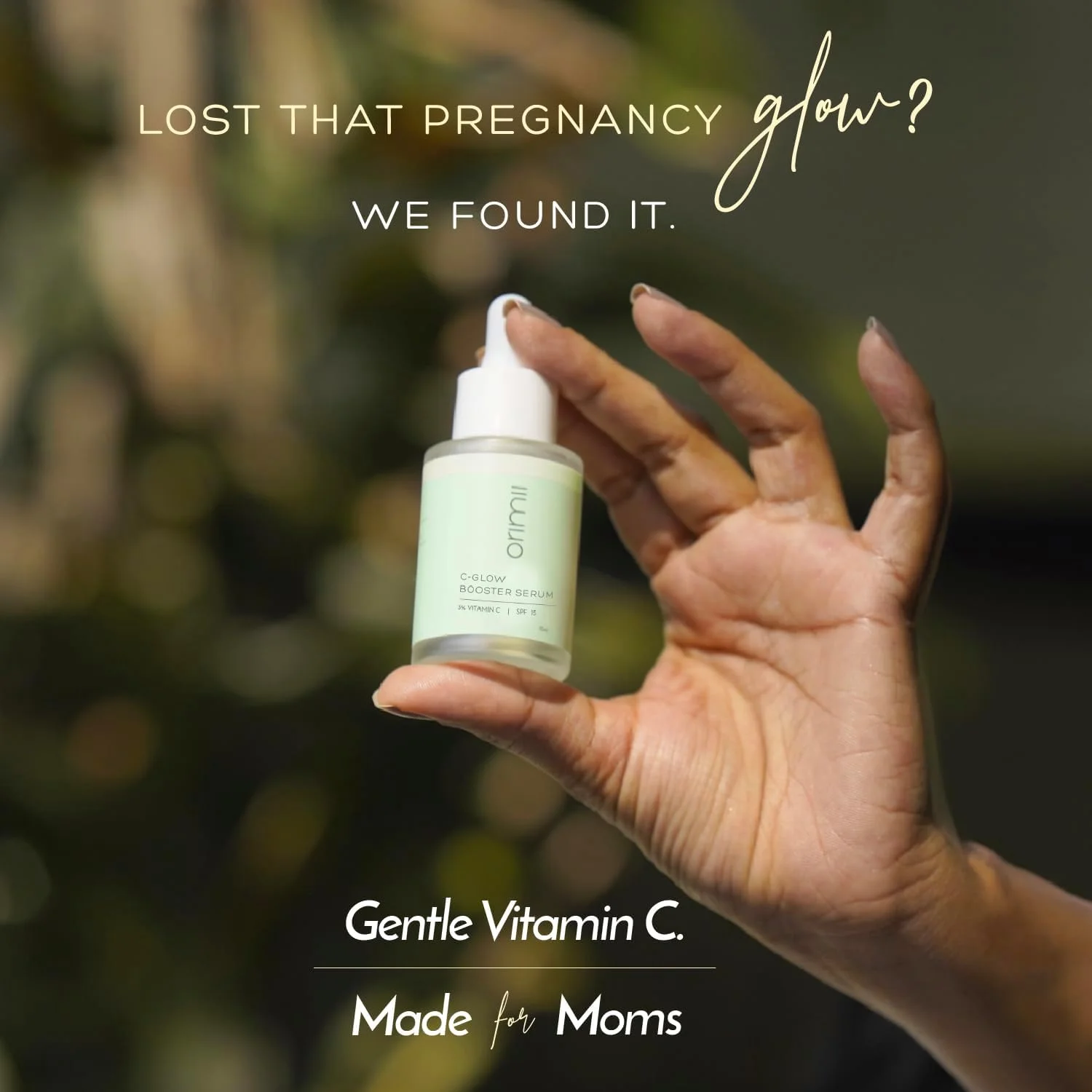 سرم تقویت کننده درخشش اوریمی C-Glow - 3% ویتامین C - SPF 15 - گاردنیا تاهیتی + الدربری - 30 میلی لیتر