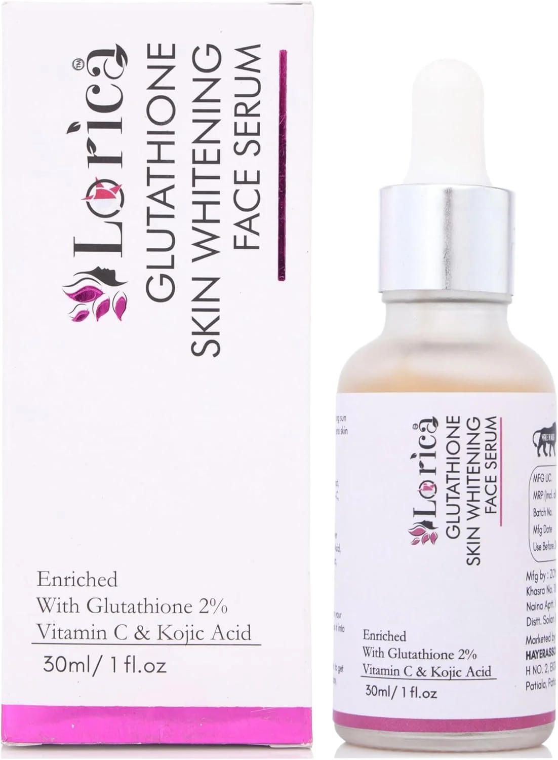 سرم صورت روشن کننده پوست لوریکا گلوتاتیون برای پوستی درخشان و شاداب | مناسب انواع پوست | برای آقایان و بانوان | فاقد پارابن | آلوئه ورا | ویتامین C (30 میلی لیتر)