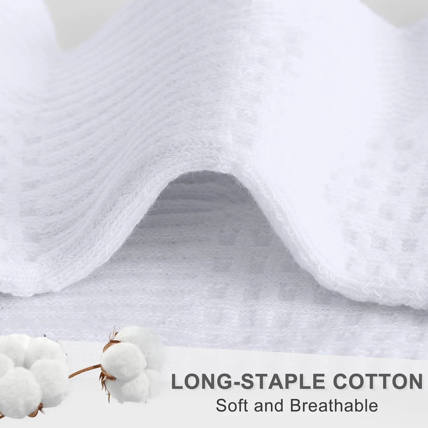 6 جفت جوراب مردانه نخی ورزشی تنفسی بالشتکی - جوراب مچی ورزشی ضد تاول برای حداکثر راحتی و عملکرد 6 جفت جوراب مردانه نخی ورزشی تنفسی بالشتکی - جوراب مچی ورزشی ضد تاول برای حداکثر راحتی و عملکرد