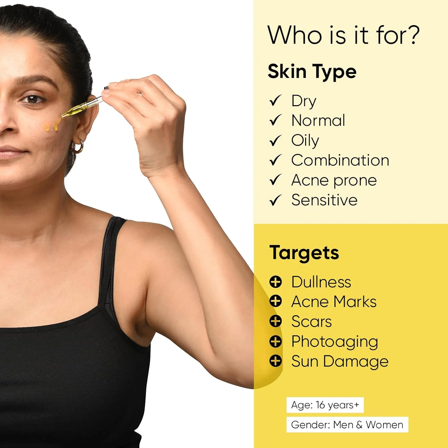 سرم روغن گل رز خالص مینیمالیستی با ویتامین C برای پوست درخشان | روغن صورت برای آقایان و بانوان | 30 میلی لیتر