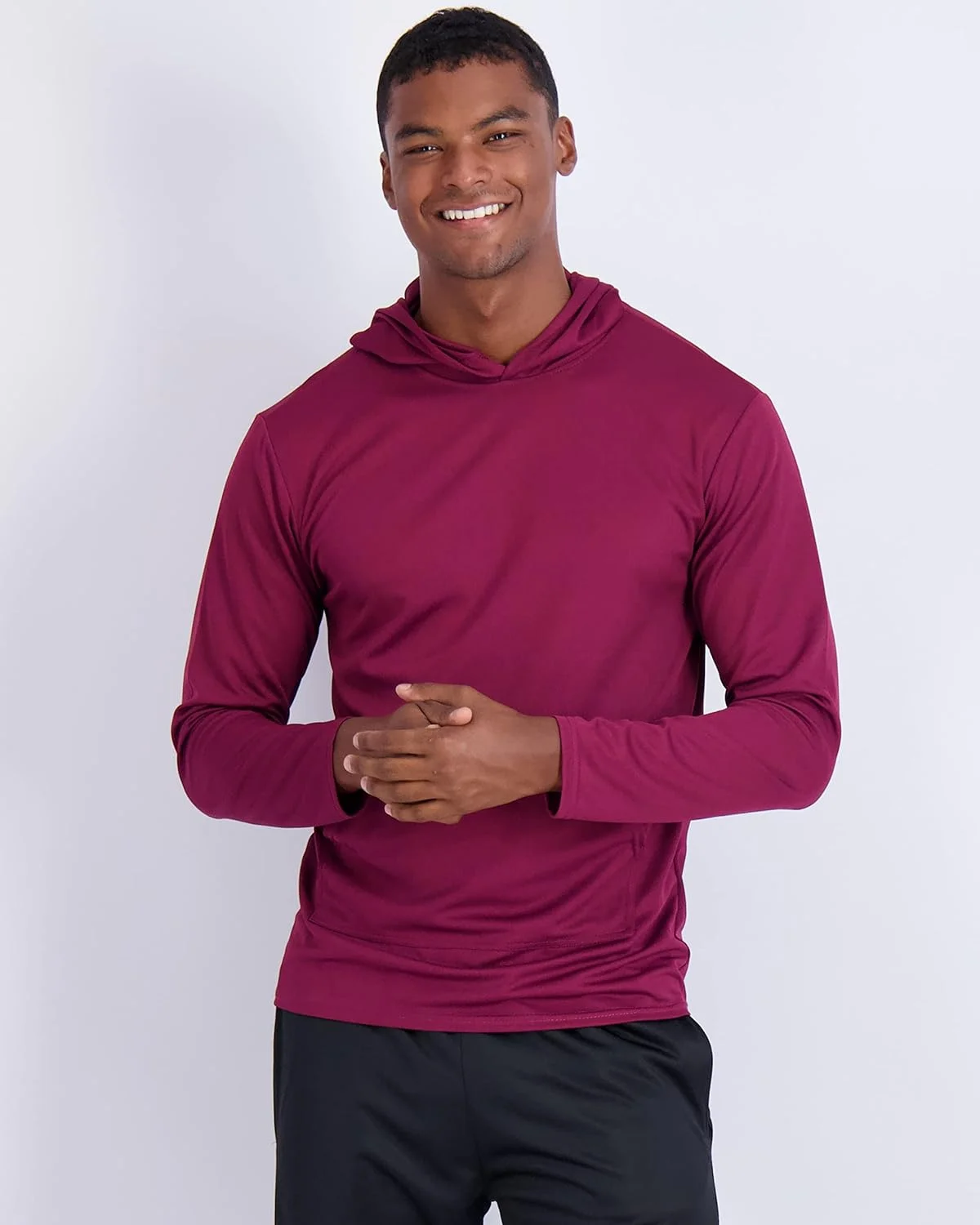 ست ۳ عددی: هودی آستین بلند ورزشی مردانه با قابلیت خشک شدن سریع و بافت توری، مناسب فعالیت های ورزشی، دویدن، تمرینات بدنسازی، باشگاه، ورزش های غیررسمی، عرق گیر و فعالیت های خارج از منزل، سایز بزرگ