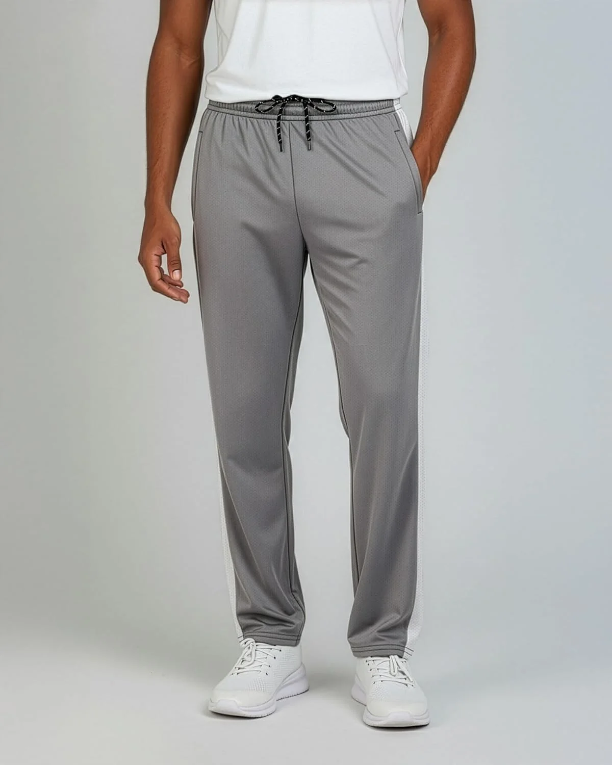 ست 3 عددی: شلوار ورزشی مردانه سایز بزرگ و قد بلند، توری، مناسب باشگاه، تمرین، ته باز، دارای جیب، مناسب ورزش، دویدن، استراحت، خشک‌شونده سریع، راحت، پاچه صاف - ست 7، 3X قد بلند