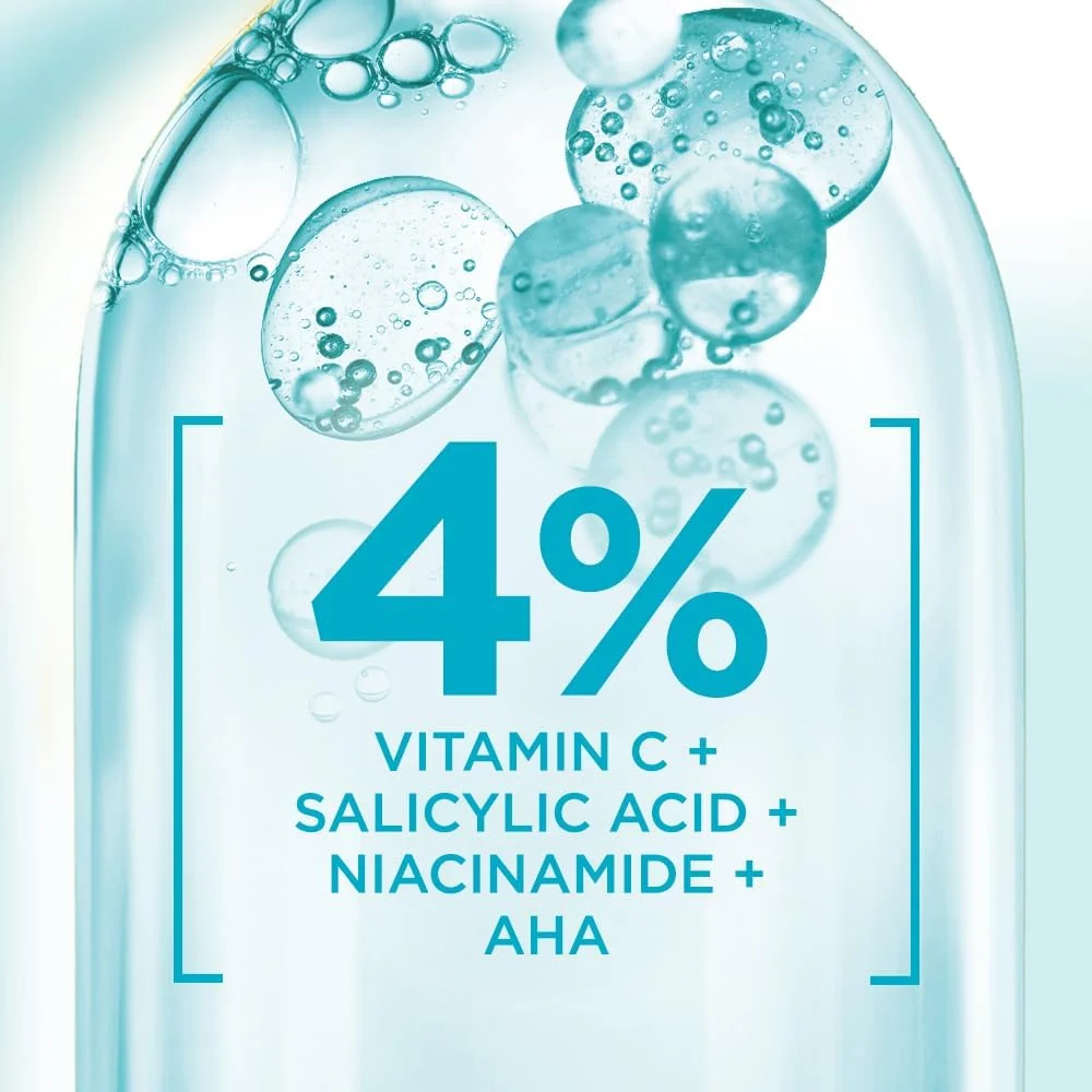 سرم تقویت کننده سریع پوست صورت Garnier Skinactive، حاوی اسید سالیسیلیک، 30 میلی لیتر