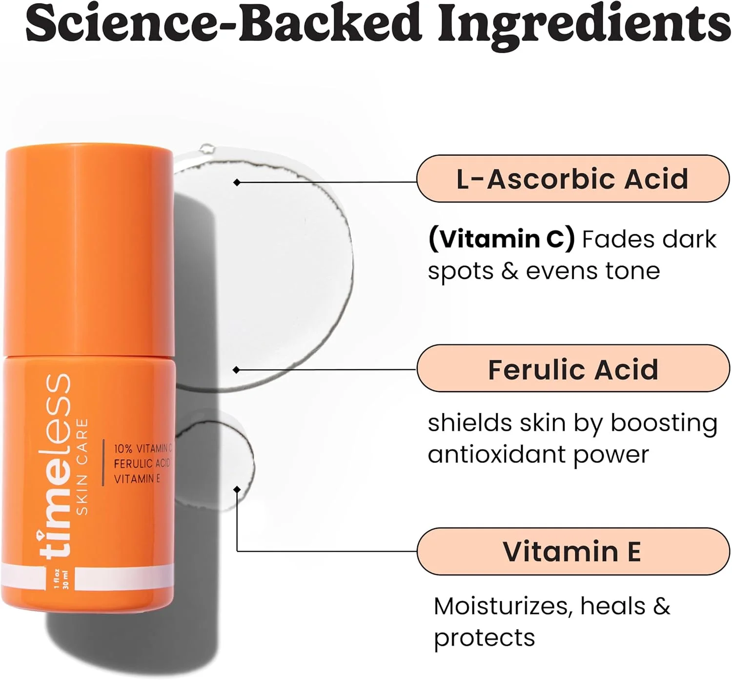 سرم روشن کننده پوست تایملس اسکین کر، شفاف سرم روشن کننده پوست تایملس اسکین کر، شفاف