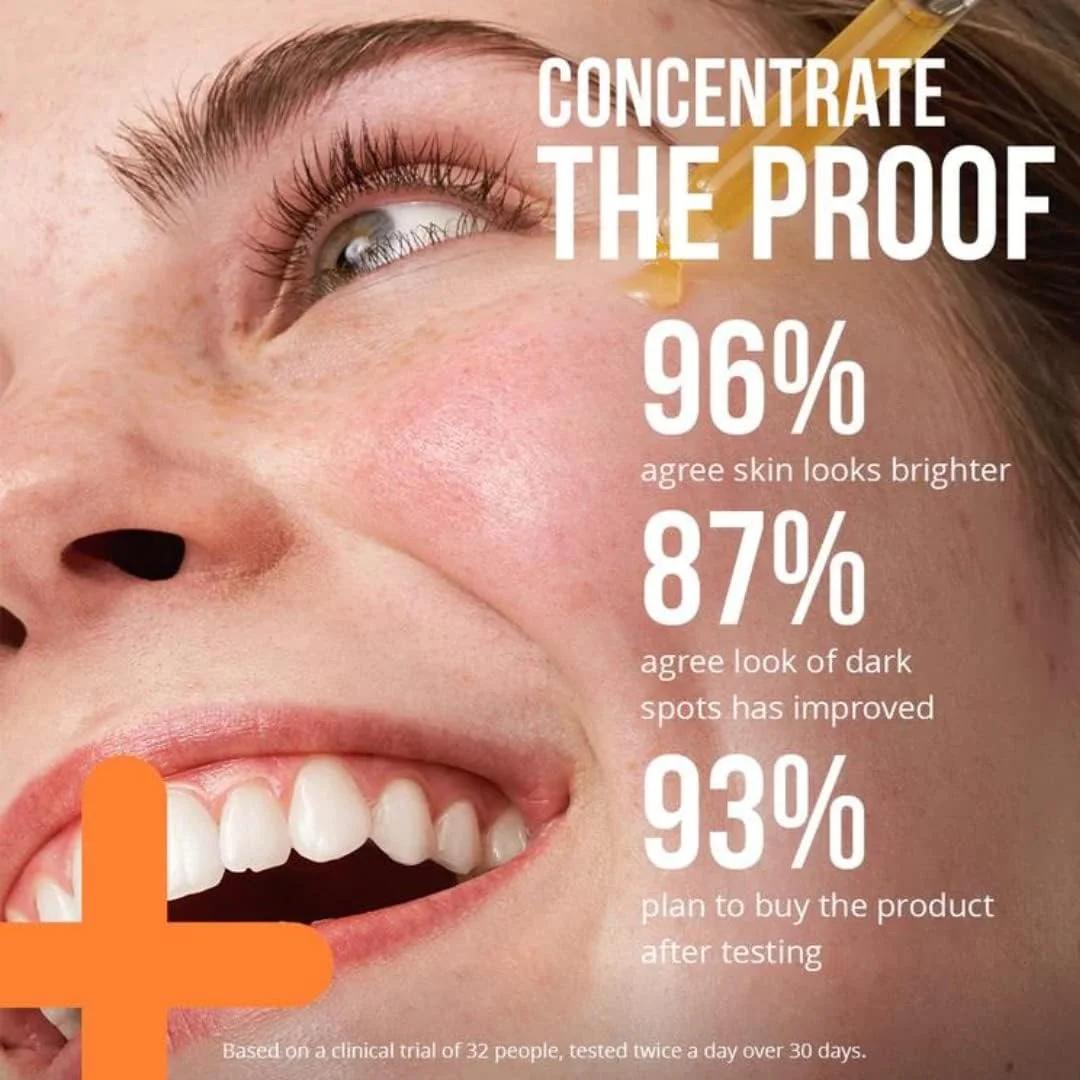 کنسانتره ویتامین C نیپ + فاب فیکس اکستریم 15% | تقویت کننده درخشندگی پوست صورت | 3 نوع ویتامین C | اسید فرولیک | محافظت از پوست | مرطوب کننده و آبرسان آنتی اکسیدان